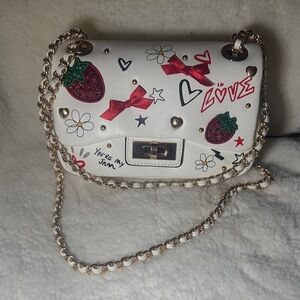 Aldo Love shoulder bag with gold chain